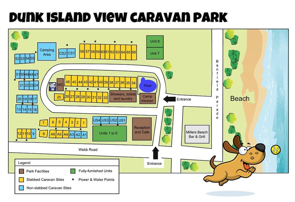 Dunk Island View Caravan Park Wongaling Beach 외부 사진